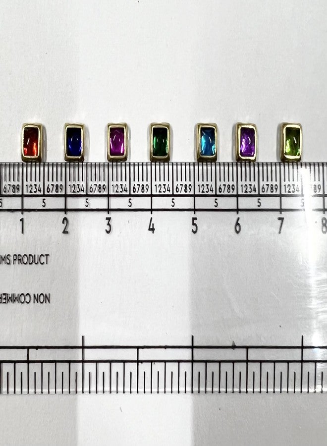 Unikart Colour Glossy Kundan Beads Square 4x4mm for Jewellery Making, Art & Craft Set of 700 Pieces with Free Fabric Glue & Storage Box - Image 3
