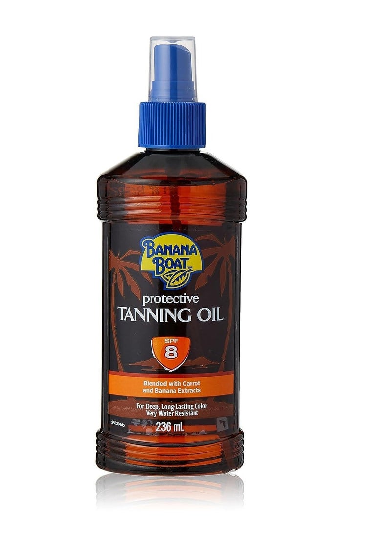 بانانا بوت زيت تسمير البشرة الواقي 263 ML SPF8 
