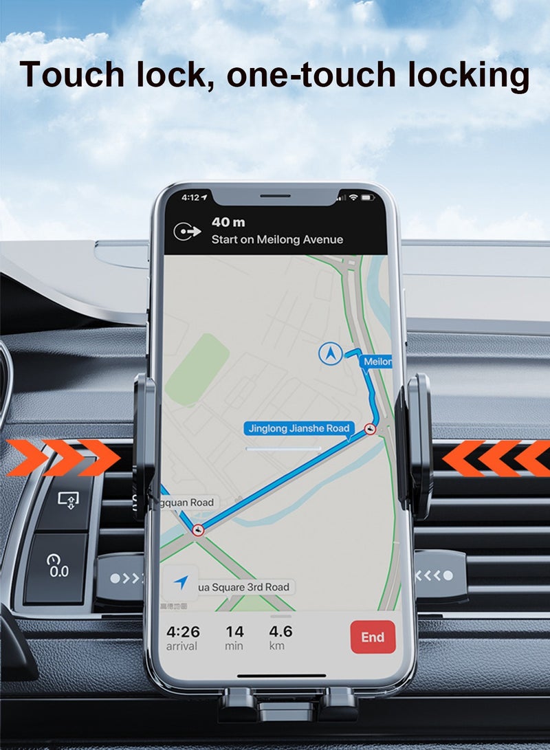 باور_لايف حامل هاتف السيارة K04 | حامل هاتف السيارة Magsafe، حامل سيارة فائق الثبات مع كوب شفط قوي مناسب للوحة القيادة/الزجاج الأمامي/فتحة التهوية، مناسب للهواتف الذكية مقاس 4.5-7 بوصة، iPhone 16/15 Series/Galaxy S24 S23/Xiaomi والمزيد - Image 5