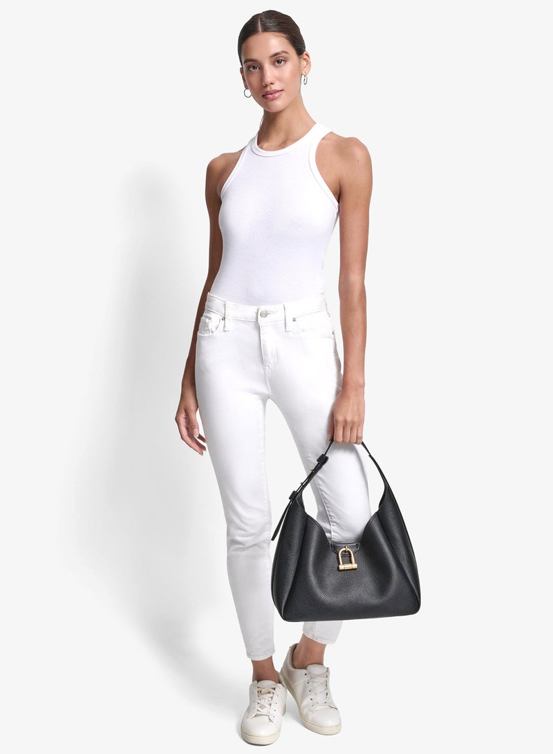 دكني حقيبة كتف كارلي بشعار مفصل - Image 2