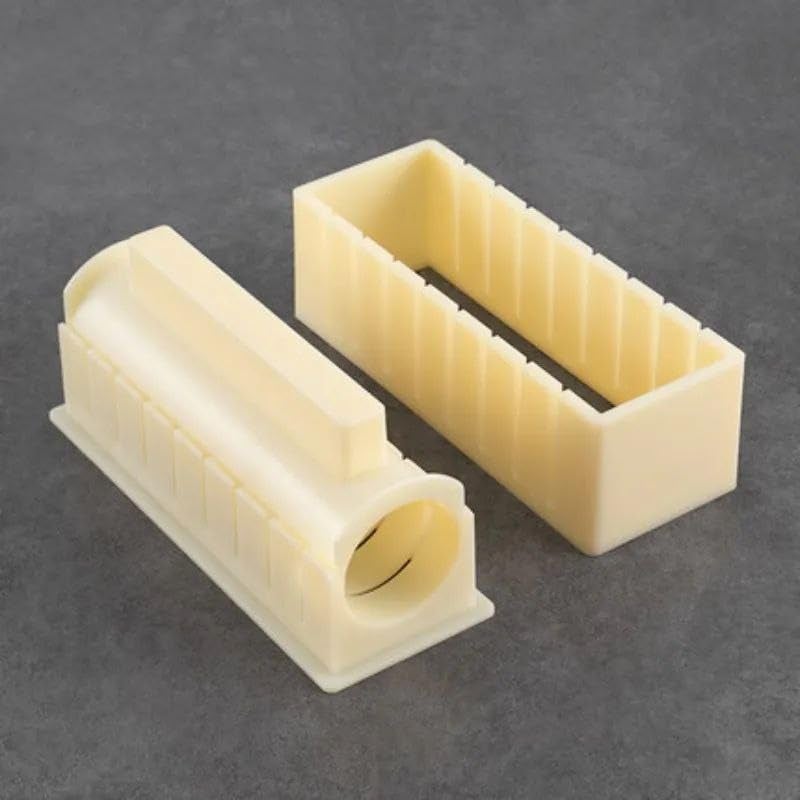 VIHAX Sushi Making Kit - 10 Pieces Sushi Maker Set Sushi Rolls Rice Press Mold Sushi Maker Kitchen Supplies Cake Roll Mold Mould (Round Mold) - Image 3