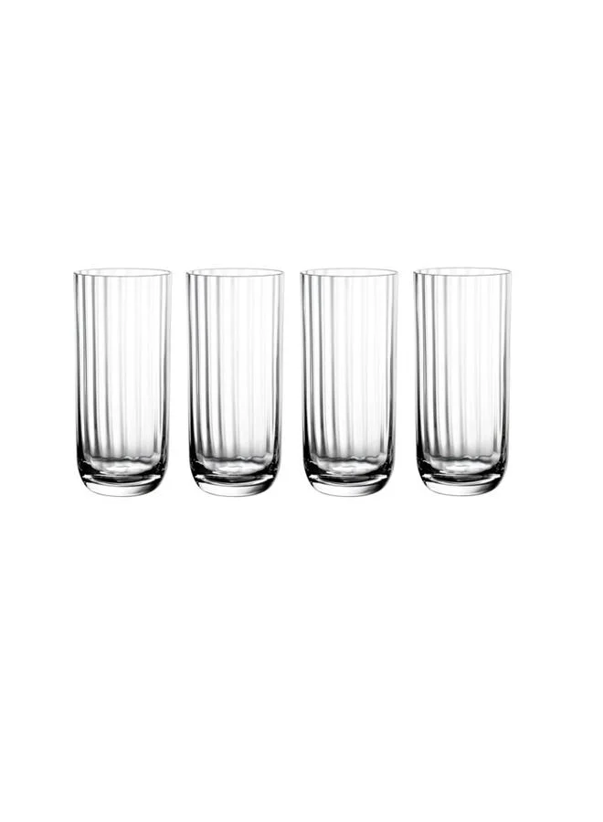 Villeroy & Boch 4-Piece Rose Gardern Long drink glass