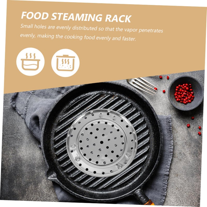 2 Pcs Stainless Steel Steamer Rack For Cooking Fish Vegetables Easy To Clean - Image 5