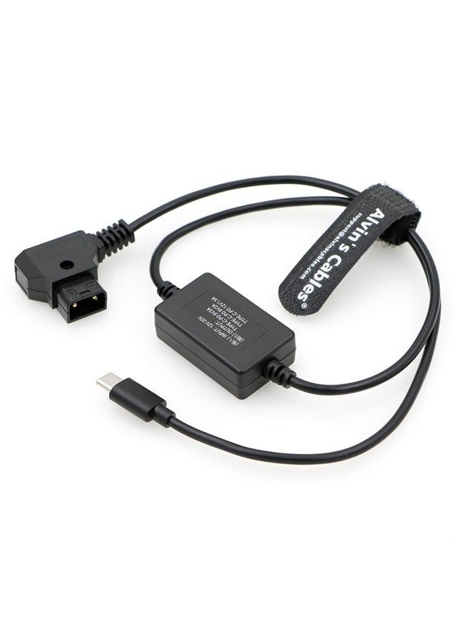 Alvin's Cables كابل طاقة USB-C نوع C PD إلى D-tap 5V 3A| 9V 2A| 12V 1.5A كابل شحن سريع للكاميرا 60CM| 23.6 بوصة - Image 1