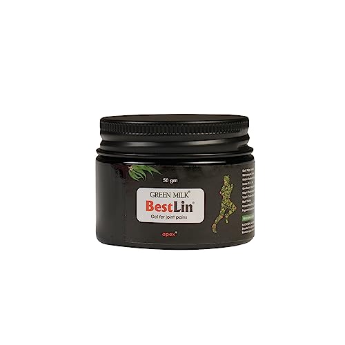 Green Milk Bestlin Advanced Pain Healing Cream | Deep Relief from Back Pain, Knee Pain, Neck Pain, Shoulder Pain & Sprains | Ayurvedic Muscle Pain Relief Cream | Non-Greasy & Quick-Absorbing Pain Relief Gel 50 g - Image 1