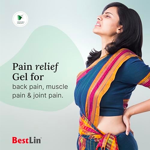 Green Milk Bestlin Advanced Pain Healing Cream | Deep Relief from Back Pain, Knee Pain, Neck Pain, Shoulder Pain & Sprains | Ayurvedic Muscle Pain Relief Cream | Non-Greasy & Quick-Absorbing Pain Relief Gel 50 g - Image 2