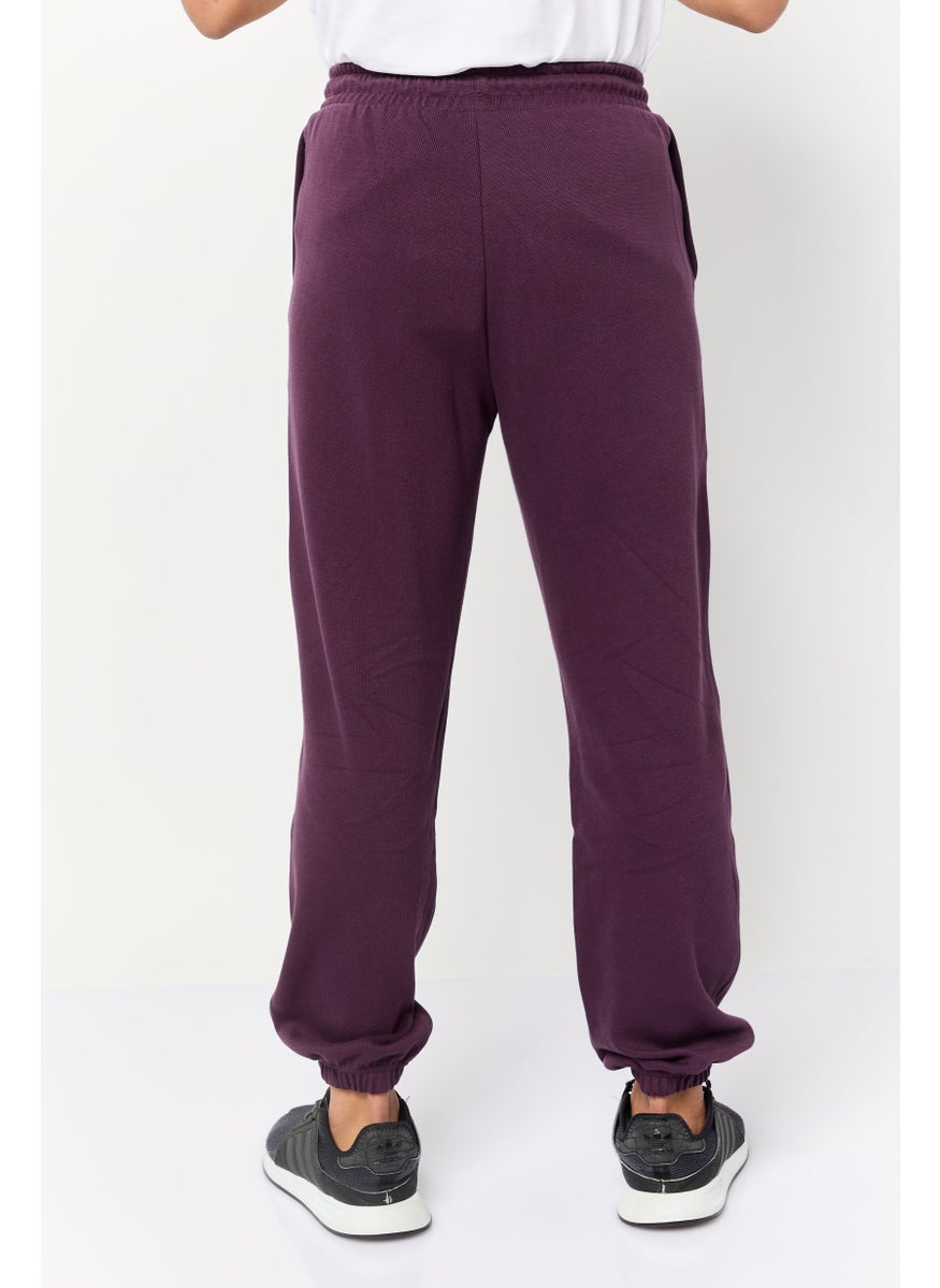 PUMA Men Relaxed Fit Outdoor Sweatpants, Purple  - Image 4