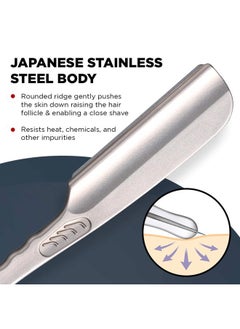 Feather Feather Artist Club SS Wood Folding Straight Razor  - Image 2
