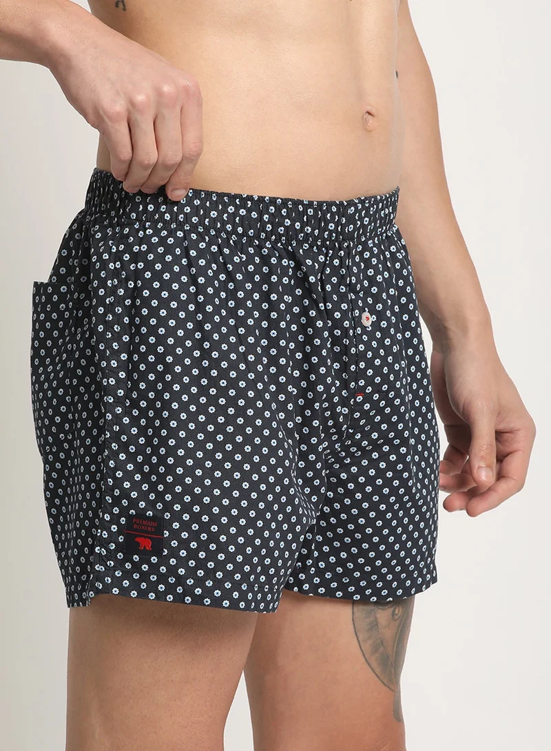 THE BEAR HOUSE Mens Cotton Boxers Multipack Soft Breathable Underwear for Men Loose Fit Comfortable Boxer Shorts for Daily Wear