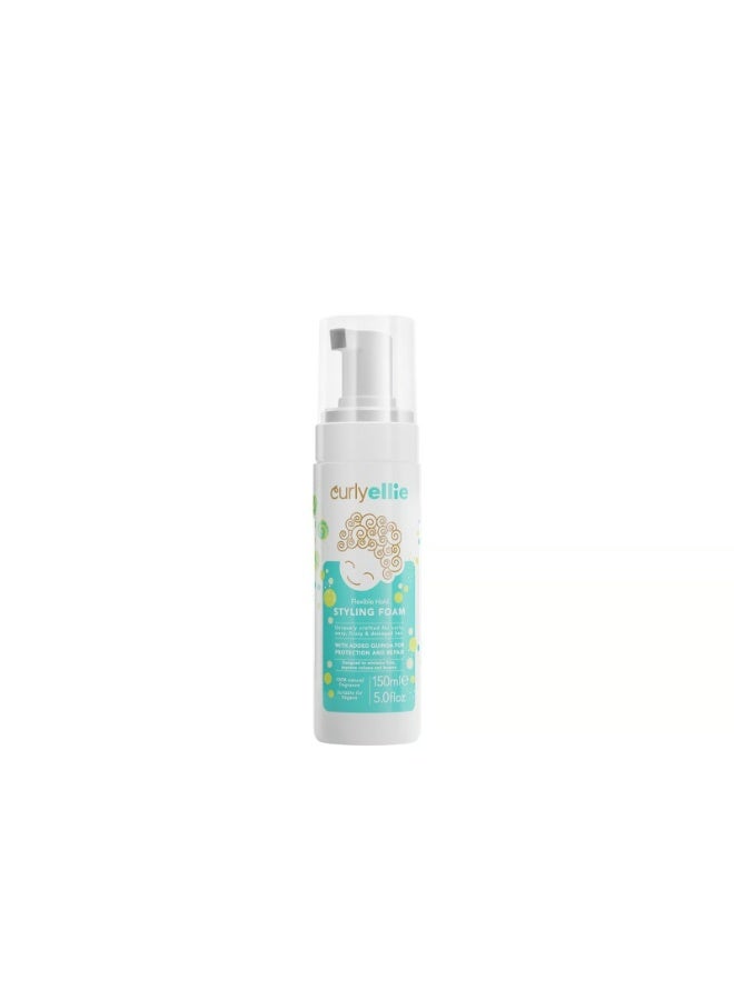 CurlyEllie Flexible Hold Styling Foam 150ml - Image 1