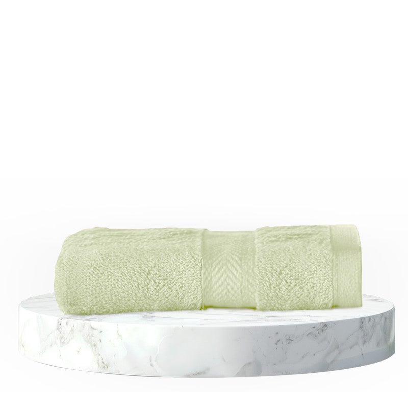 Rest منشفة وجه 1PC 100% قطن 30x30 سم ، 12x12 بوصة بلون أخضر نعناعي ناعمة وعالية الامتصاص بجودة فائقة - Image 1