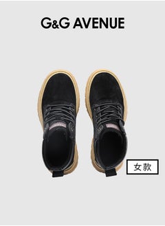 G&G AVENUE Men outdoor ankle boots Martin boots Men high top boots Thick soled autumn and winter men boots Snow boots Men Martin boots  - Image 4