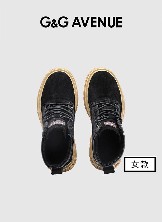 G&G AVENUE Men outdoor ankle boots Martin boots Men high top boots Thick soled autumn and winter men boots Snow boots Men Martin boots - Image 4