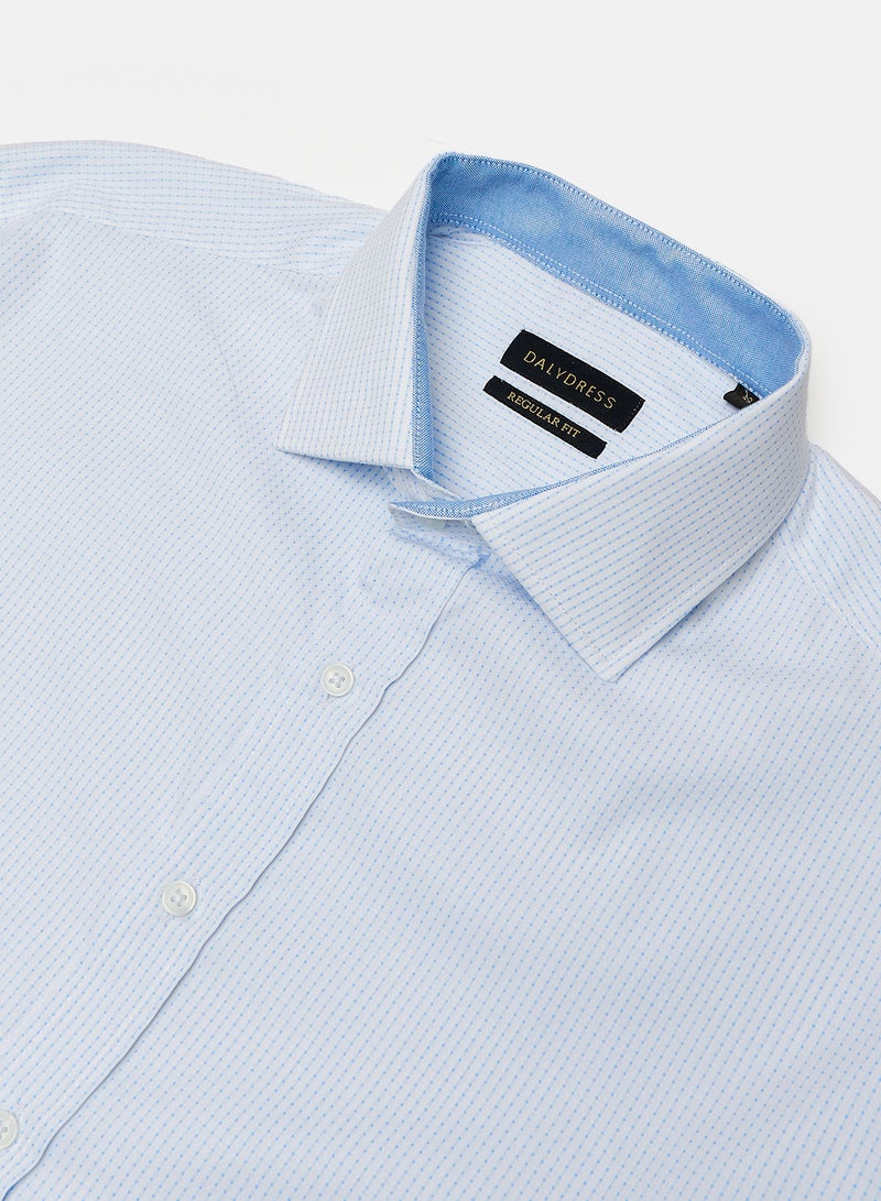 DALYDRESS Fancy Regular Fit Long Sleeve Cotton Shirt - Image 4