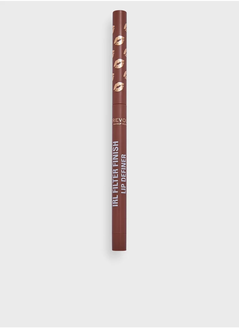 REVOLUTION Revolution Irl Filter Finish Lip Definer Espresso Nude