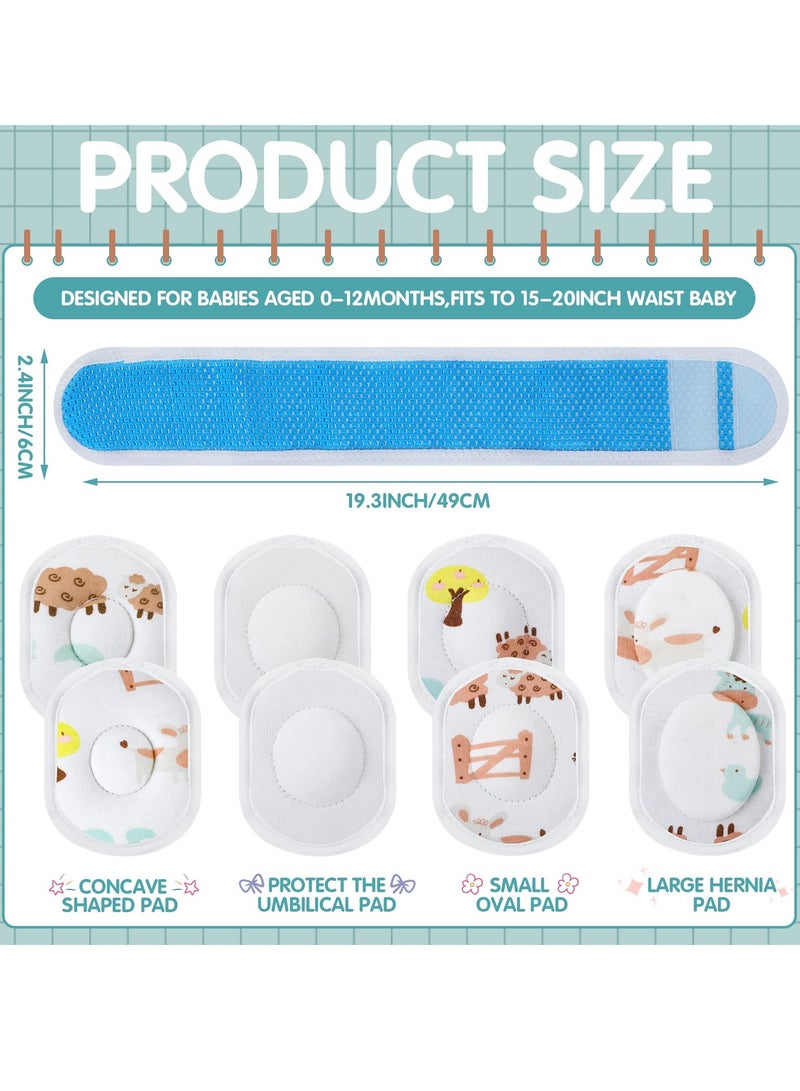 SYOSI Umbilical Hernia Belt Baby, 2 Sets Belly Button Band Infant Newborn Belly Support Band, Adjustable Wrap Baby Abdominal Binder Umbilical Truss Cord for Newborn Baby Children Kids Support, Baby Type - Image 4