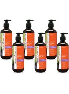 Natural Solution Natural Solution ShampooOrganic Lavender  Marula Oil With Himalayan Pink Salt Soothing  Moisturizing Daily Care For All Hair Types17 Ounce 6Pack 