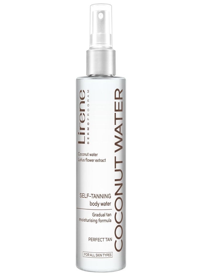 Lirene Self Tanning Vegan Body Coconut Water - Sunless Tanner with Coconut Water and Natural DHA - Streak-Free Bronzing Moisturiser - 150ml - Image 1