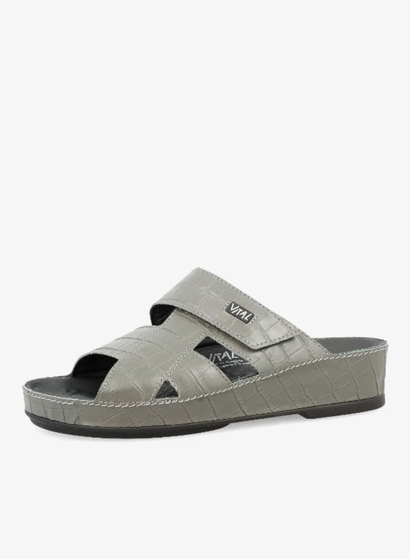 فايتال صندل فيتالو للرجال كوكو كارا  رمادي