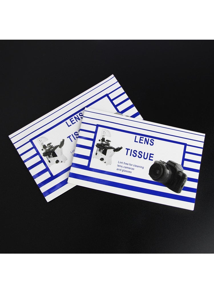 Premium Lens Tissue 10*15cm 50 Sheets Cleaning Small mirror paper [11*7cm] 25 sheets/Book 