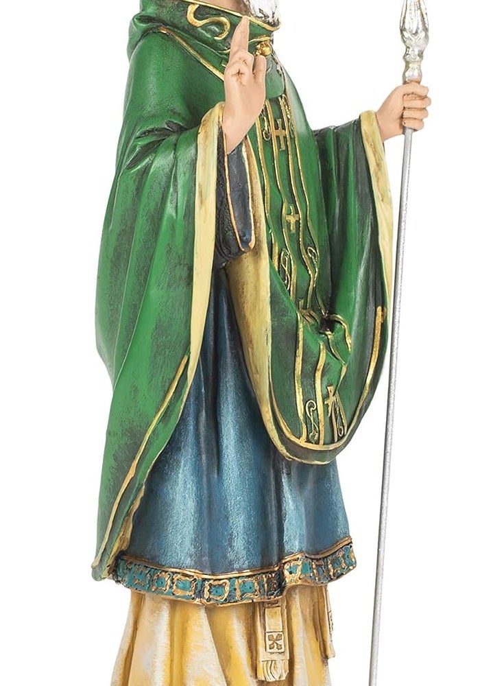 Joseph's Studio Renaissance Collection St. Patrick Figurine - 10.5" Religious Statue - Image 3