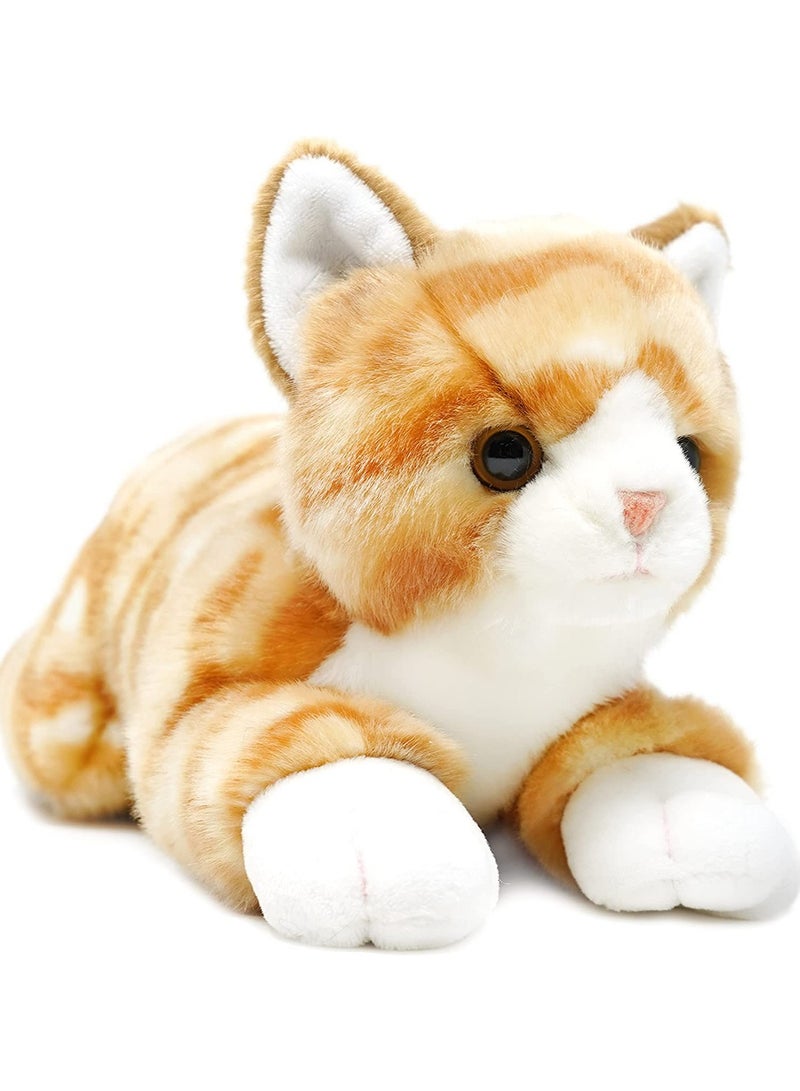 فياهارت فيهارت تمار القط البرتقالي الناعم لعبة محشوة للأطفال | حيوانات محشوة قابلة للعناق | ألعاب منفوخة للأطفال، الأطفال الصغار | قماش بوليستر | حشو بولي بروبيلين | العمر الموصى به 3+ - Image 1