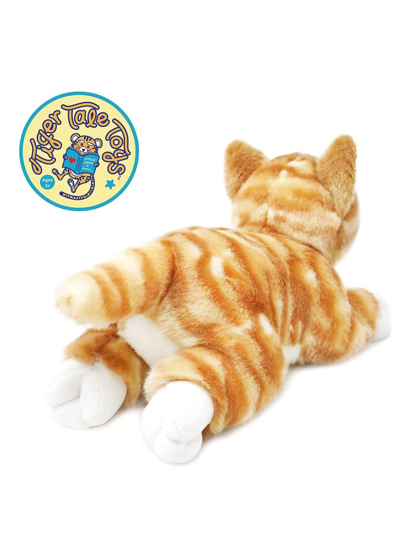 فياهارت فيهارت تمار القط البرتقالي الناعم لعبة محشوة للأطفال | حيوانات محشوة قابلة للعناق | ألعاب منفوخة للأطفال، الأطفال الصغار | قماش بوليستر | حشو بولي بروبيلين | العمر الموصى به 3+ - Image 4