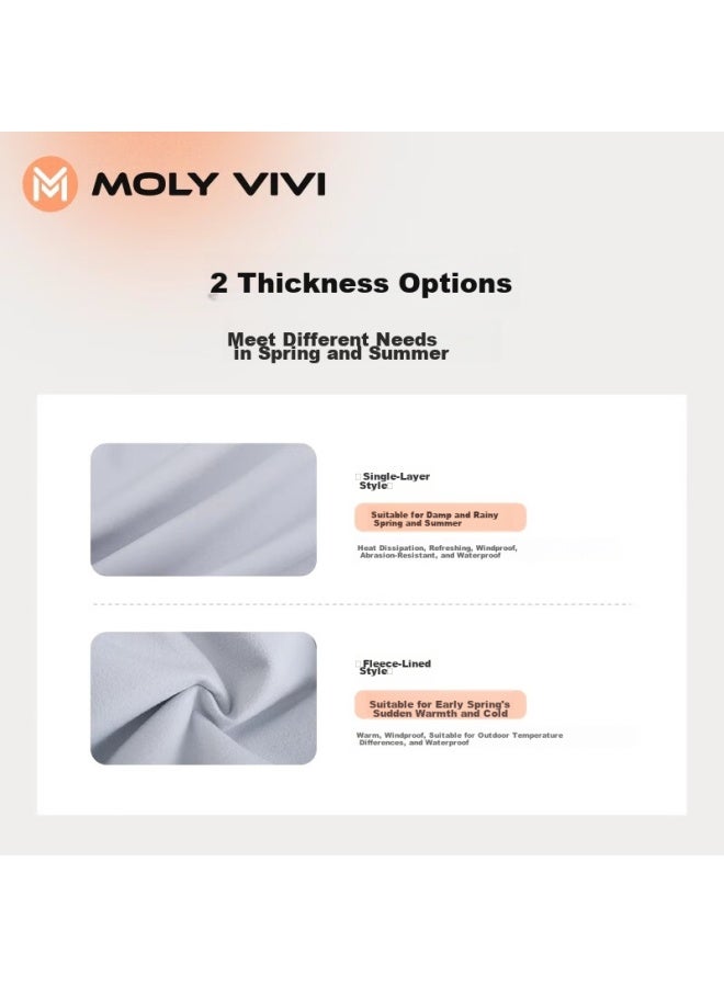 MOLY VIVI Moly Vivi Women's Soft Shell Pants, Autumn And Winter Windproof And Rainproof Outdoor Ski Suit, Ski Pants, Hiking Workwear Pants, Fleece-lined For Warmth  - Image 2