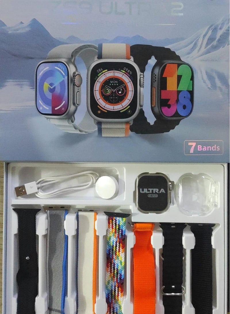 Smartwatch with 7 gift Straps - Image 2