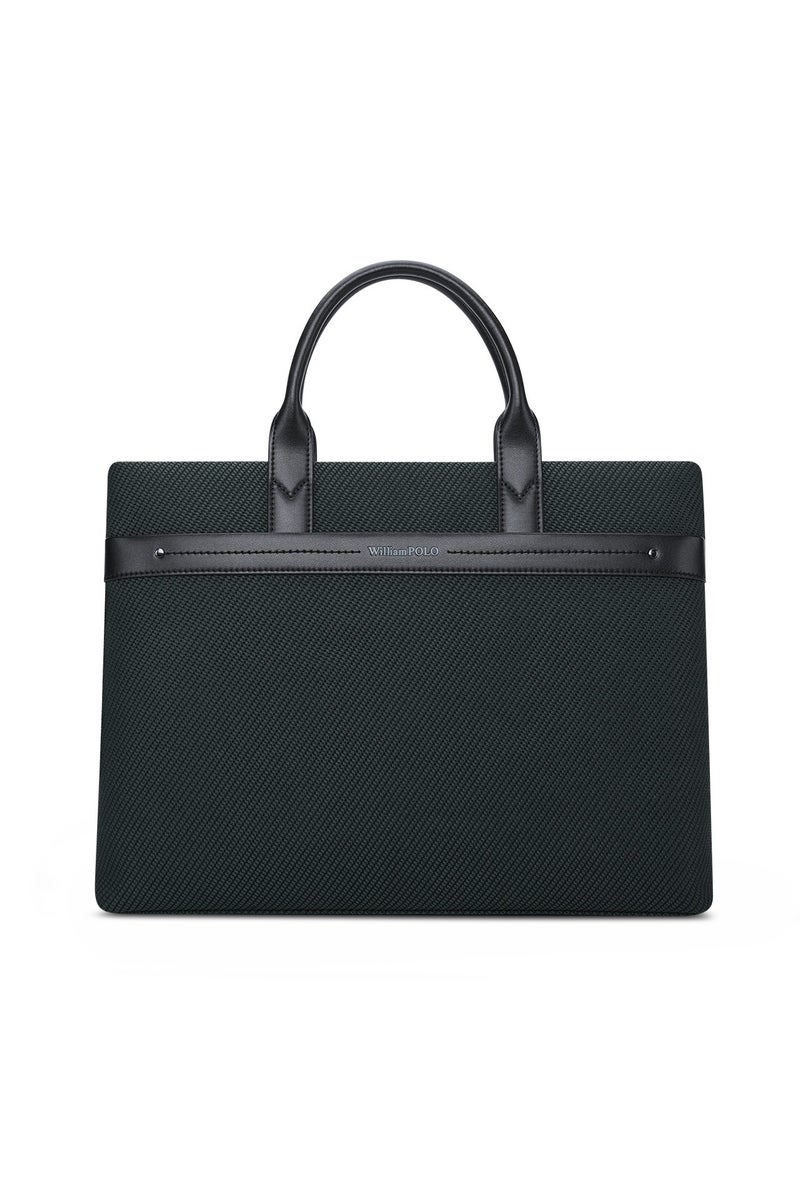 William Polo briefcase men's lightweight business handbag men's bag 2025 new horizontal high-end commuting bag