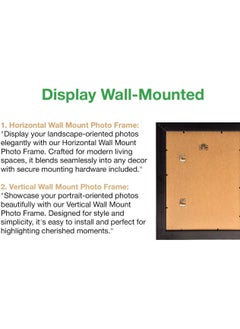 Decorhills Brown Photo Frame 16x20 Inches – Elegant Wood Picture Frame for Office, Bedroom, Living Room, and Hallway – Stylish Wall & Tabletop Display for Cherished Memories  - Image 5
