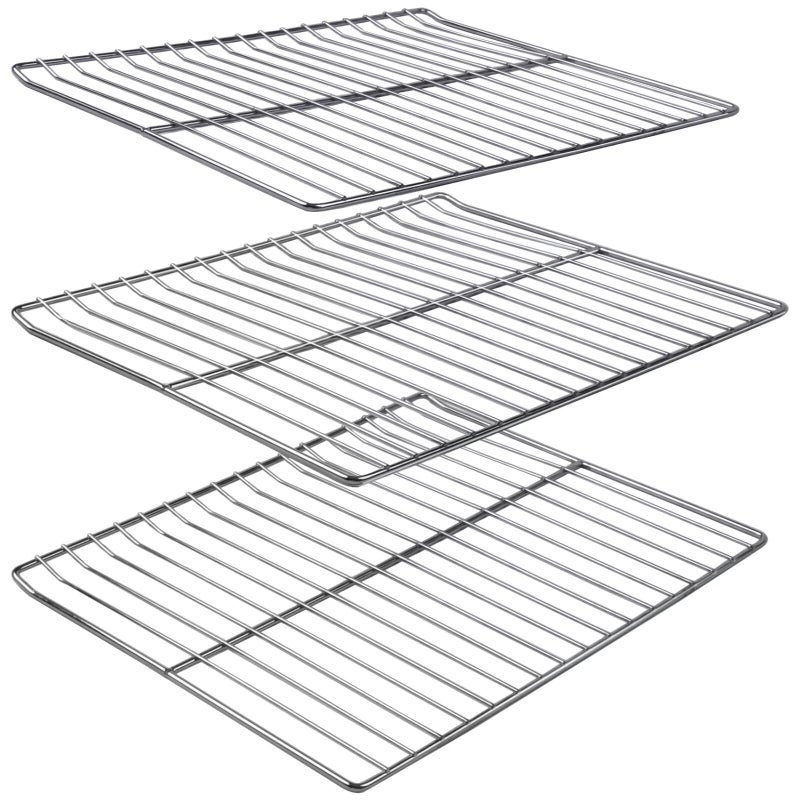 COMVIEE Cooking Grate Replacement Part for Masterbuilt 30 Inch Electric Smoker 146 x 122 Grill Grids Smoker Grates for Masterbuilt MB20071117 20071117 MB20073519 MB26073519 MB20070421 3 Pack - Image 2