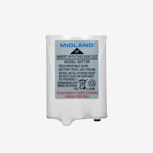 Midland® – AVP14 Rechargeable Battery Packs LXT600, T50 T60, White, 3.15x 2.3X 0.5 - Image 2