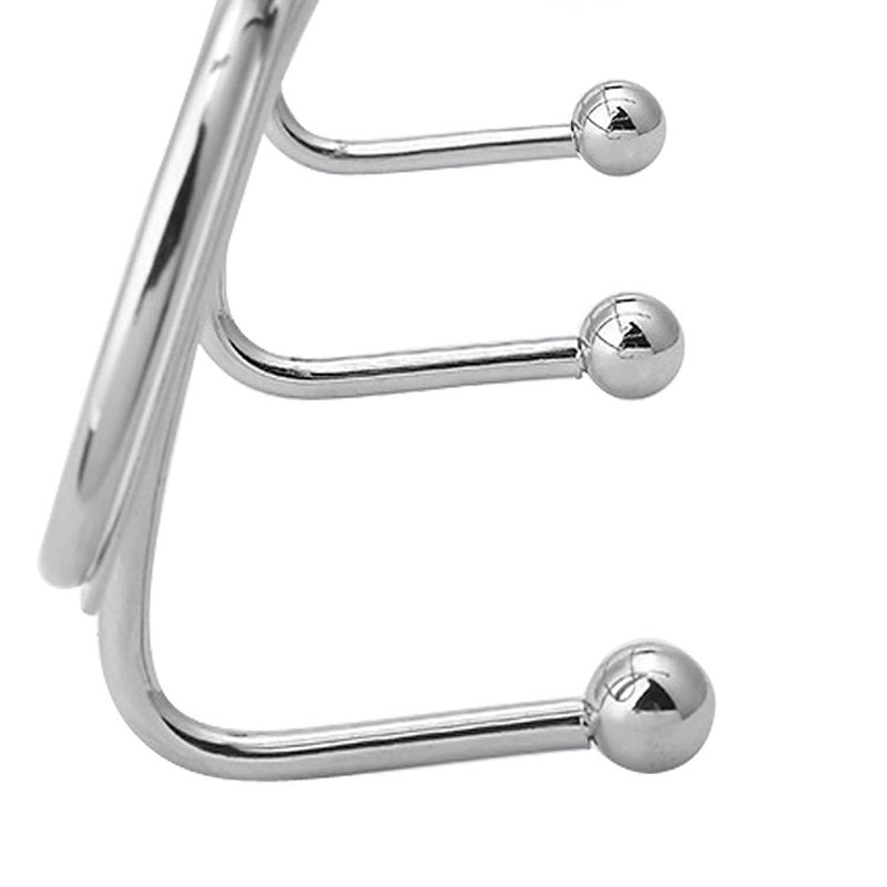 STORIA Stainless Steel Cloth Hanger for Wall, Clothes Hook Hangers Door Mounted, Bathroom Hooks for Hanging Towel, Wall Mount Shirt Hangers, Dress Holder Hooks - 5 Pin - Image 4