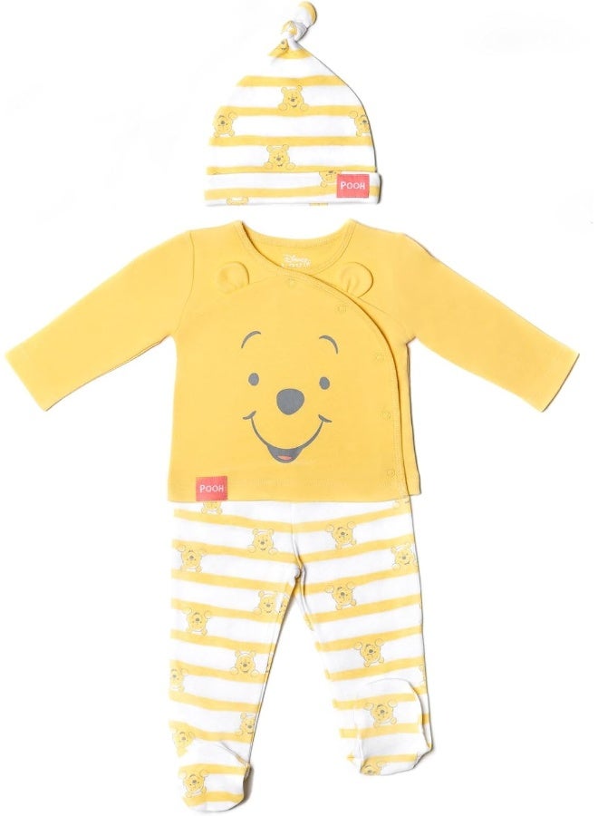 Disney Winnie the Pooh Tigger Baby Jacket Pants and Hat 3 Piece Outfit Set Newborn to Infant - Image 1