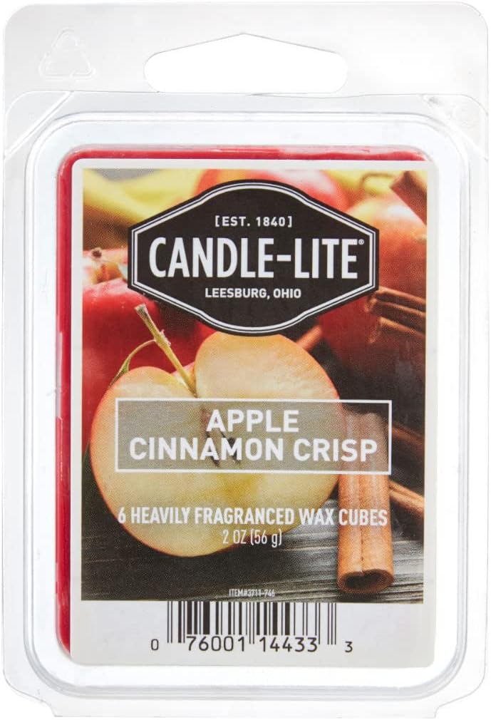 CANDLE-LITE Candle Lite Apple Cinnamon Crisp Scented Wax Cubes - 56g - Image 1