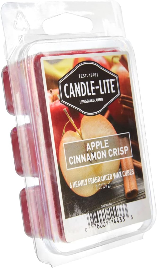 CANDLE-LITE Candle Lite Apple Cinnamon Crisp Scented Wax Cubes - 56g - Image 2