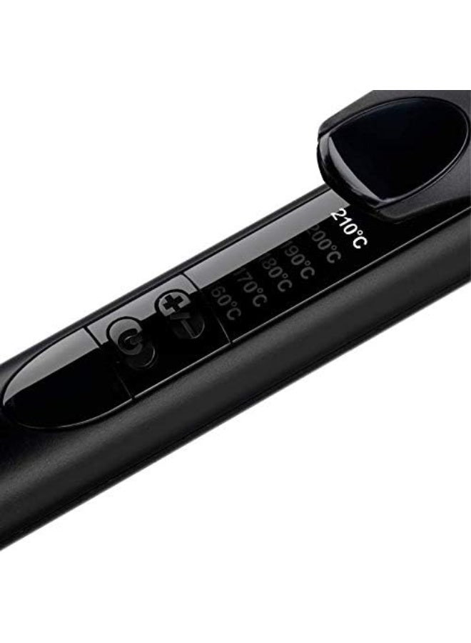 BaByliss 38mm Curling Iron with Quartz Ceramic Coating, Hair Curler for Large Curls & Beach Waves, 6 Temperature Settings up to 210°C, Extra Long Barrel, Black/Pink - C453E Black/Pink - Image 3