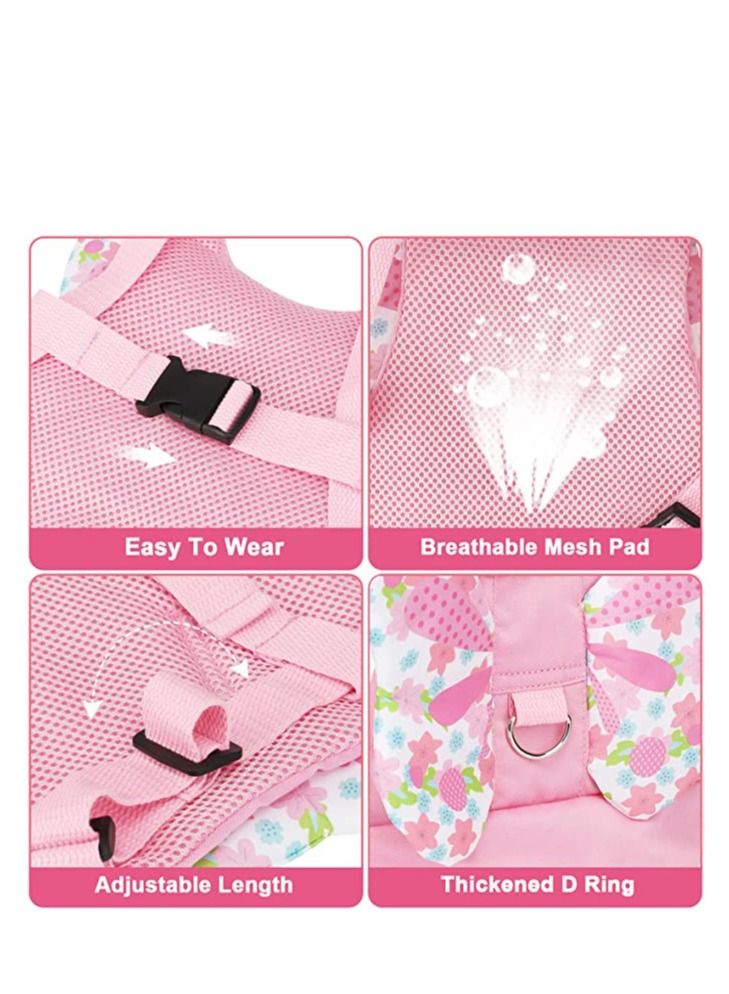 LIXADA مقود حزام صدر للأطفال الصغار مع سلسلة معصم مضادة للضياع ومقود للأطفال - Image 4