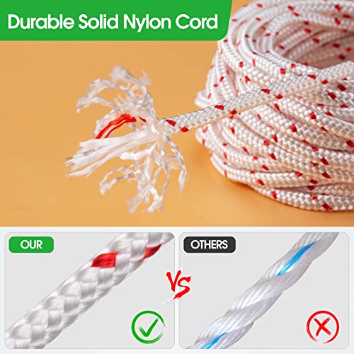 RayTour Replacement Recoil Starter Rope Pull Cord for Husqvarna STIHL Craftsman Chainsaw Lawn Mower Trimmer - Image 2