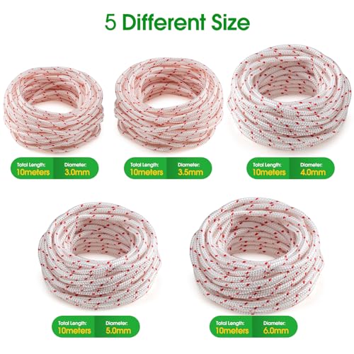 RayTour Replacement Recoil Starter Rope Pull Cord for Husqvarna STIHL Craftsman Chainsaw Lawn Mower Trimmer - Image 4