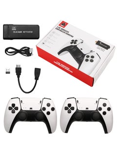 وحدة تحكم فيديو Game Stick 4K HDMI HD 2.4G وحدة تحكم لاسلكية لوحدة تحكم ألعاب PS1/FC/GB/GBA Arcade Retro TV 20000+ ألعاب