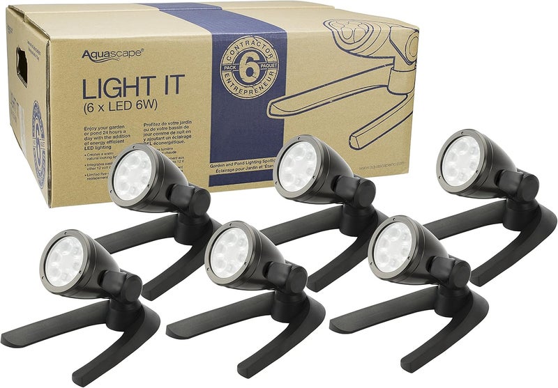 Aquascape Aquascape 84048 PRO Contractor LED Pond and Landscape Spot Light 6 Watts Brown  - Image 1