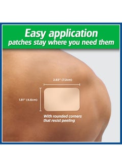 Salonpas Pain Relieving Patch for Back, Neck, Shoulder, Knee Pain and Muscle Soreness - 8 Hour Pain Relief - 60 Count  - Image 5