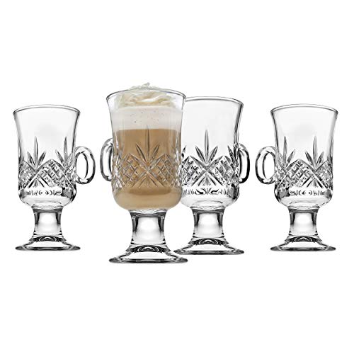 Godinger Dublin Irish Coffee Mugs for Coffees, Lattes, Cappuccinos, Smoothies, Hot&Cold Beverages, & More, 6oz Set of 4 - Image 4