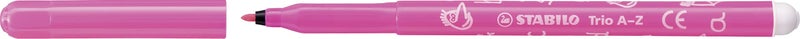STABILO Fibre-Tip Pen with Triangular Grip Zone Trio A-Z - Pack of 24 - Assorted Colours including 4 Neon Colours - Image 3