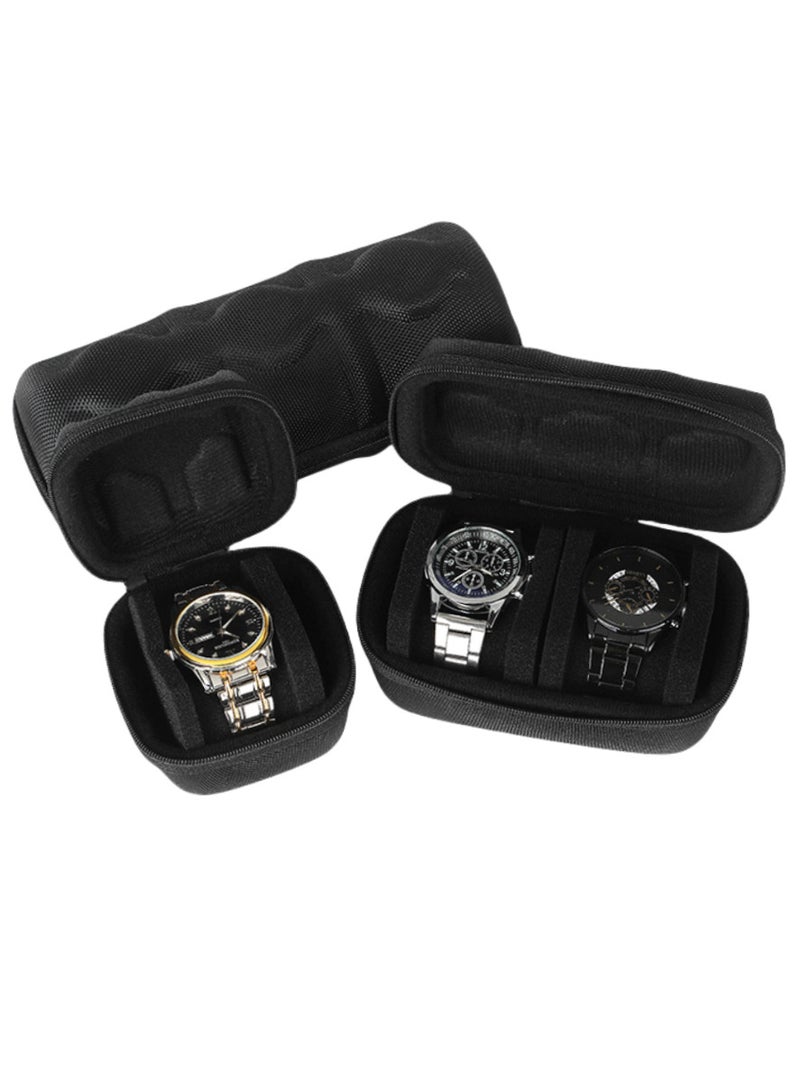 Easy to carry in your case zipper double shell, portable bezel with sponge cushion suitable for all watches and smartwatches - Image 2