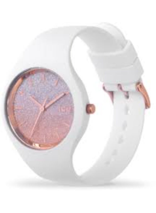 أيس وتش Ice-Watch Lo 34mm Pink Silver Gradient Glitter Dial Ladies Watch 013427 - Image 2