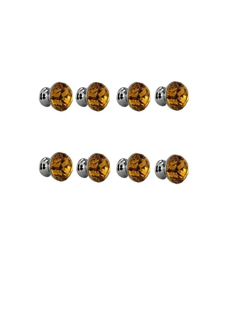 Generic 8 pcs Crystal Knob-Acrylic -Brown  - Image 1