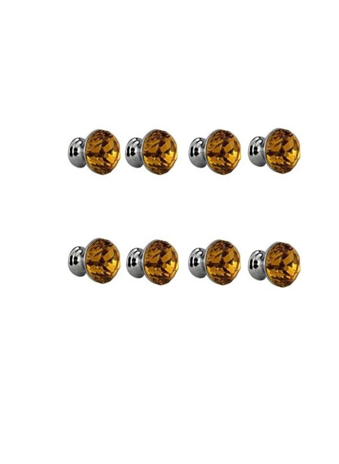 Generic 8 pcs Crystal Knob-Acrylic -Brown  - Image 2